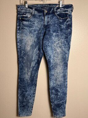 Arizona Jean Co. Blue Acid Wash Skinny Jeans
